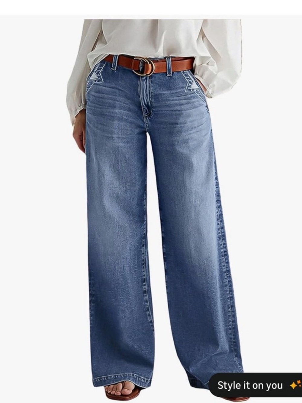 New Jeans Wide Leg Flamingals